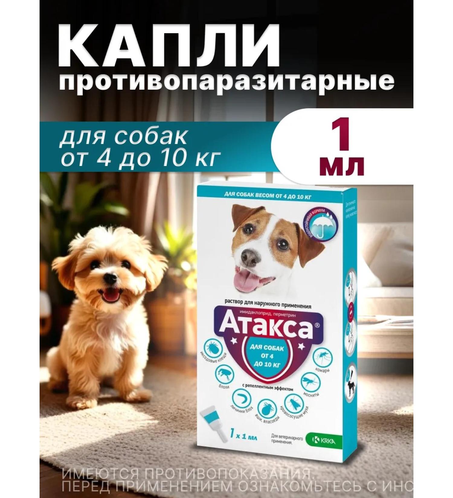 KRKA Attack drops for a coat 4 to 10 kg - Buy Online on GoSupps.com