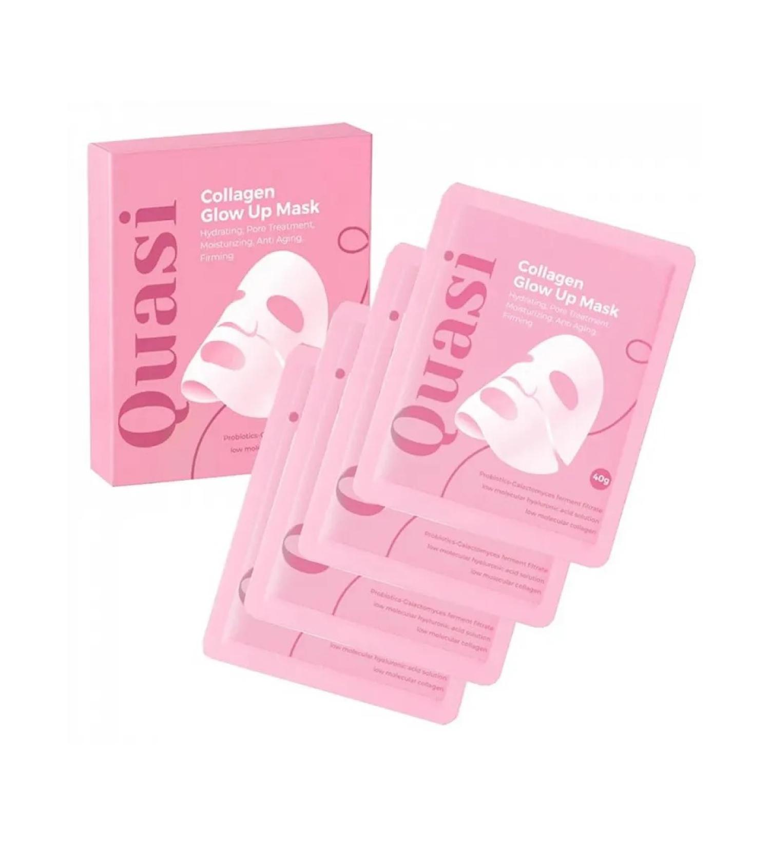 Quasi collagen mask Moisturizing against wrinkles glass skin - Buy Online on GoSupps.com