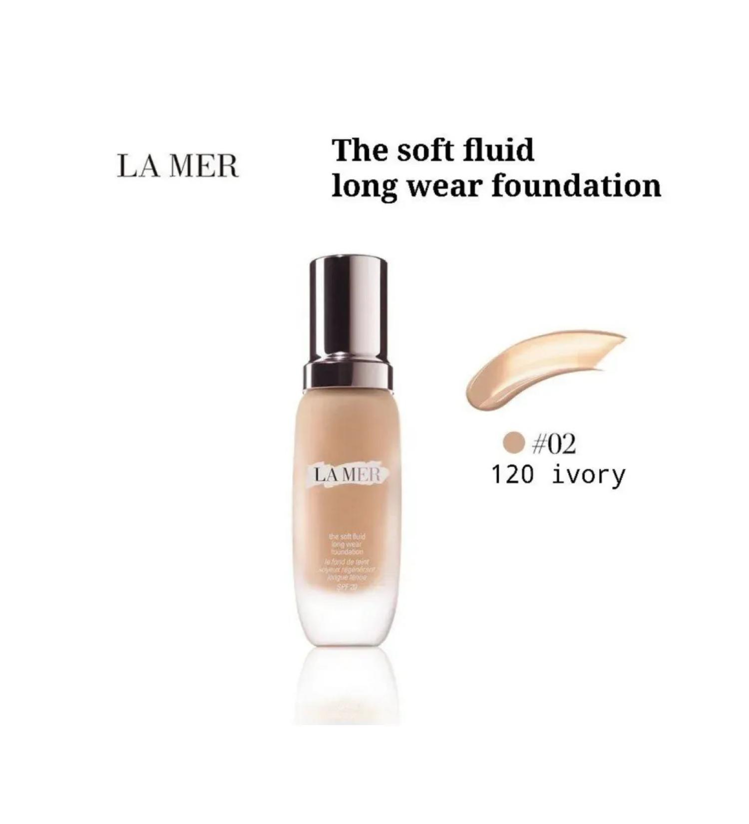 La Mer Restoring foundation fluid cream shade 02 IVORY - Buy Online on GoSupps.com