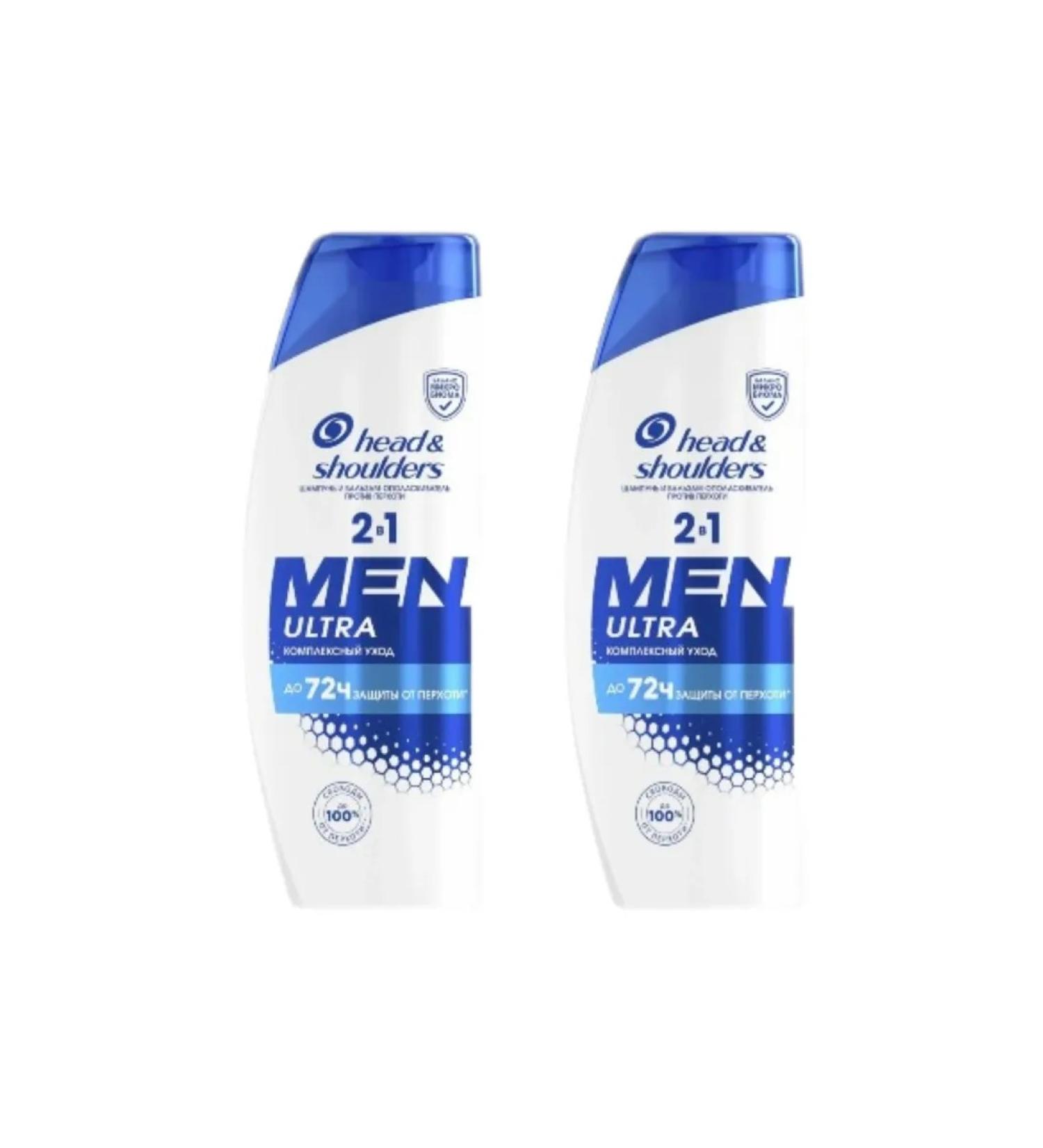 Head&Shoulders Shampoo for men complex care 400 ml 2 pcs - Buy Online on GoSupps.com