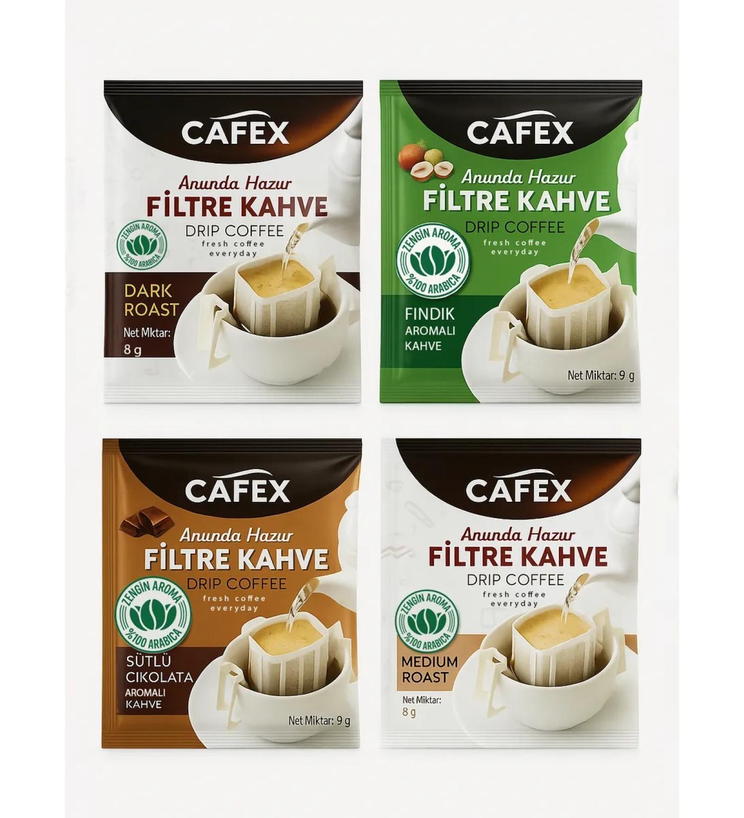 Cafex Ground coffee in MIX drip packages - Buy Online on GoSupps.com