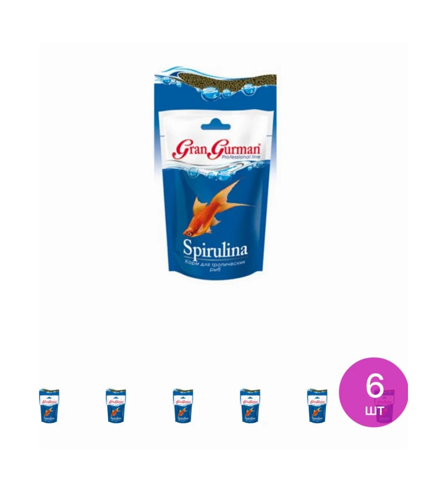 Zoomir Gran Gurman Spirulina feed with increased (set of 6 pcs)