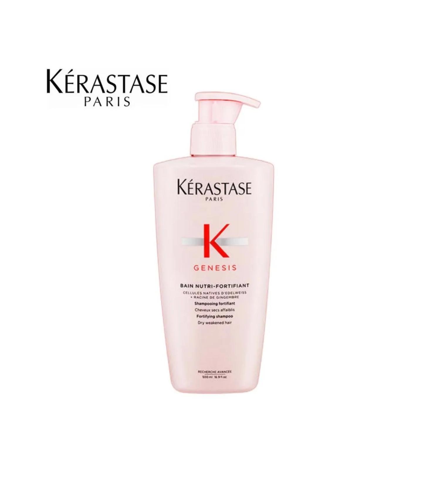 KERASTASE Genesis Bain Hydra-Fortifiant Shampoo for thinning hair prone to hair loss 500 ml - Buy Online on GoSupps.com
