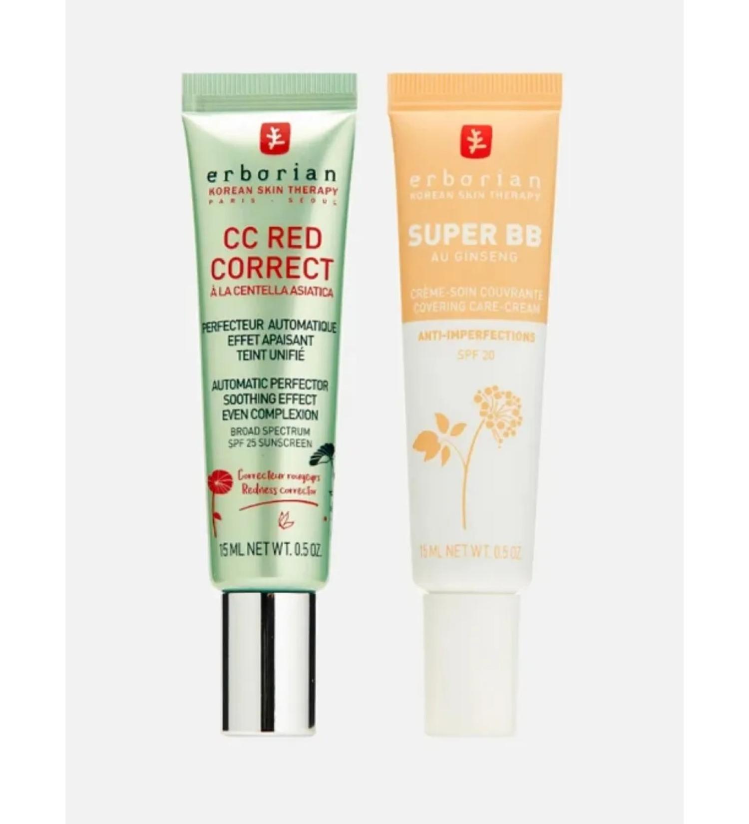 Erborian Super BB Nude & CC Red face - Buy Online on GoSupps.com