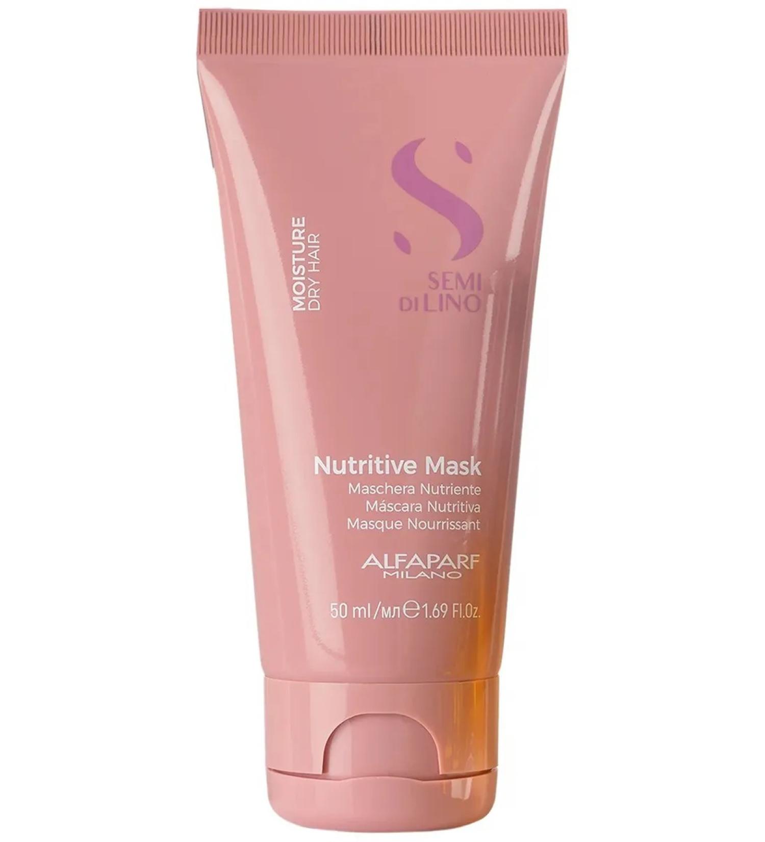 Alfaparf Milano Hair mask Semi di Lino Moisture Nutritive Mask 50 ml - Buy Online on GoSupps.com