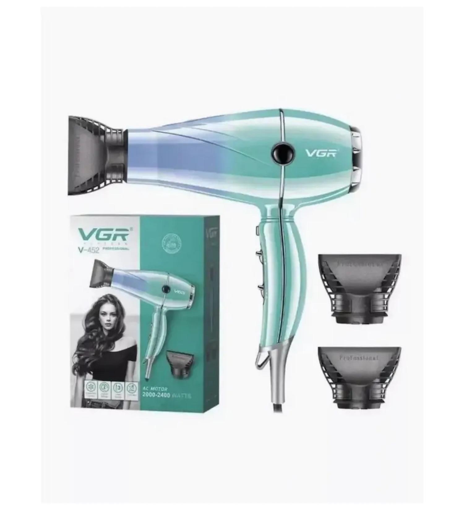 Professional hairdryer with power and functions