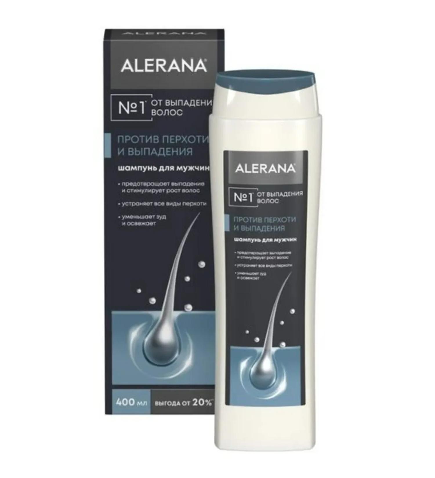 Alerana Male shampoo against dandruff and hair loss 400 ml