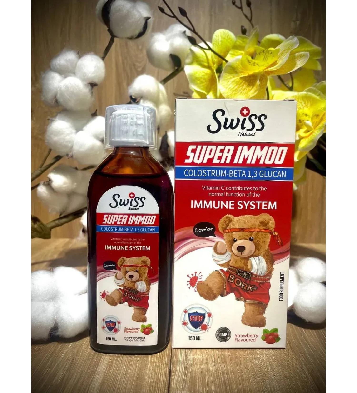 Children's syrup SUPER IMMOO Immunomodulating 150ML - Buy Online on GoSupps.com
