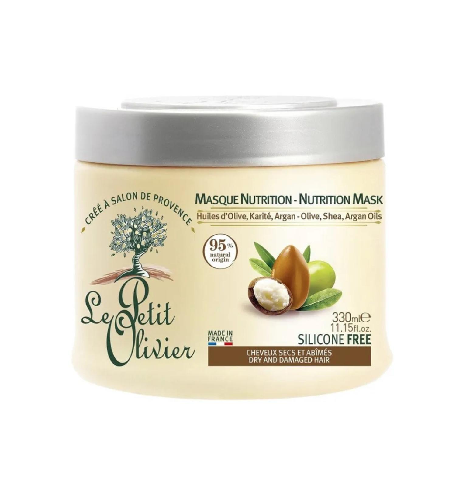Le Petit Olivier Mask for hair is nutritious with shi oil olive and argan - Buy Online on GoSupps.com