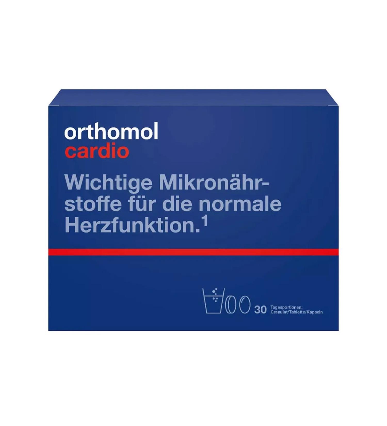 Ortomol Cardio Orthomol Cardio course 30 days set Powder P ...