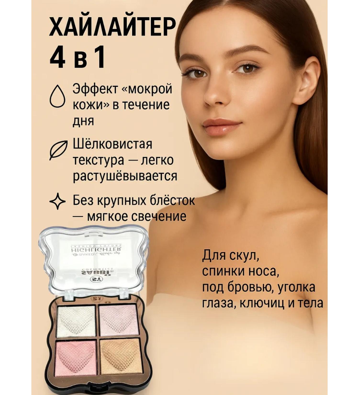 SOULWB Highlighter Palette Universal for Faces and Body - Buy Online on GoSupps.com