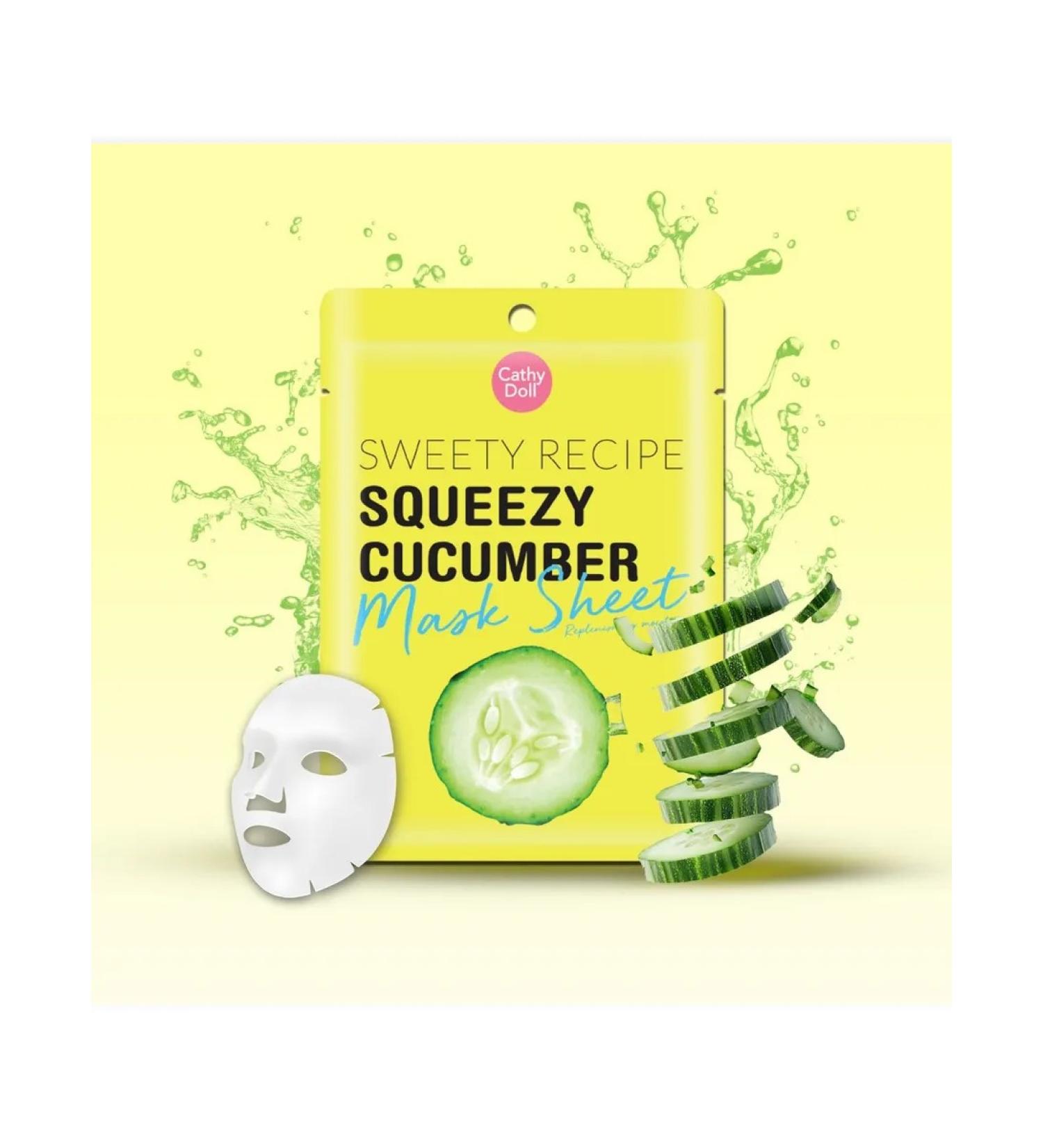 Cathy Doll Facial face mask with cucumber