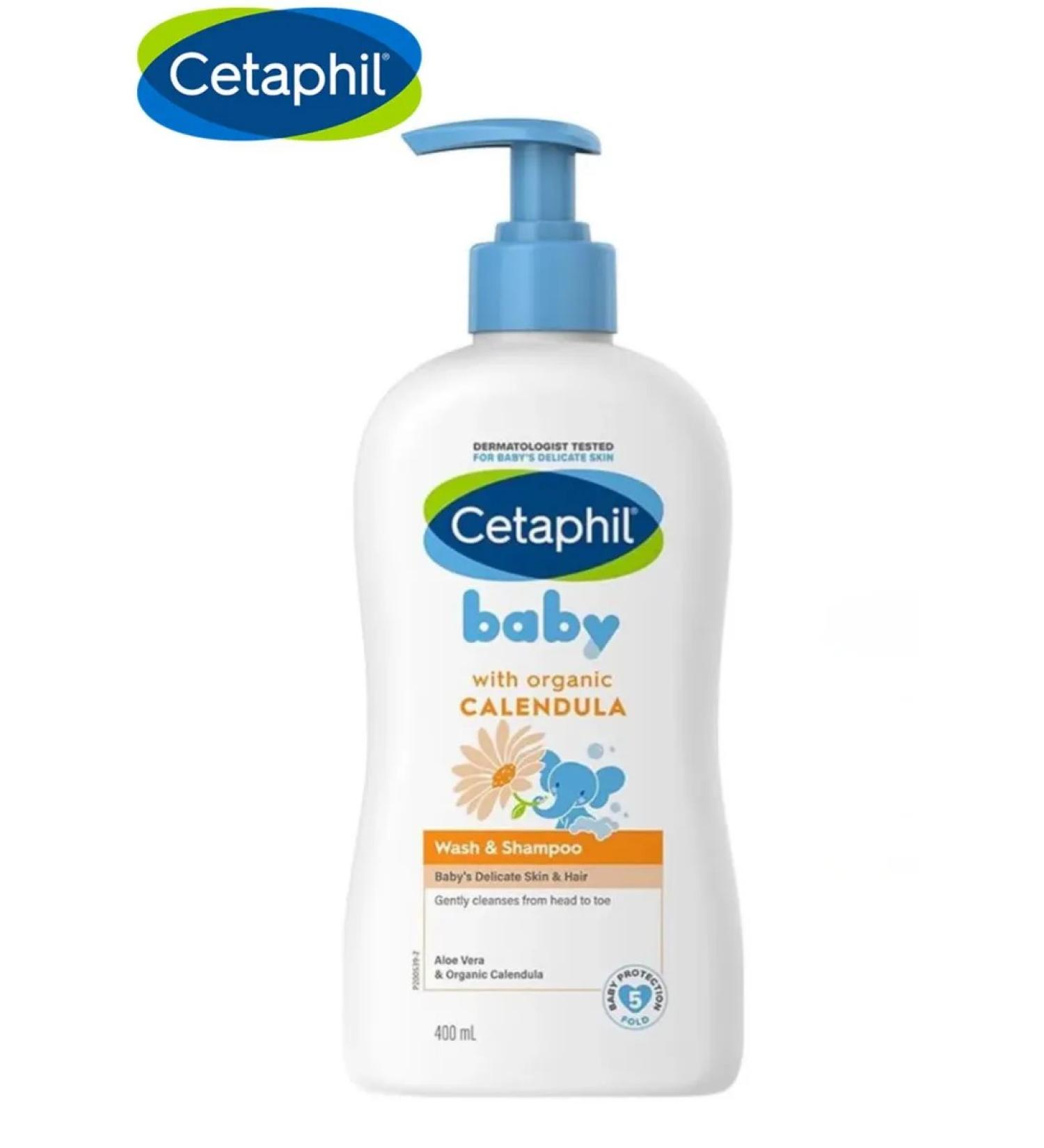 Cetaphil Baby Wash & Shampoo with Calendula - Buy Online on GoSupps.com