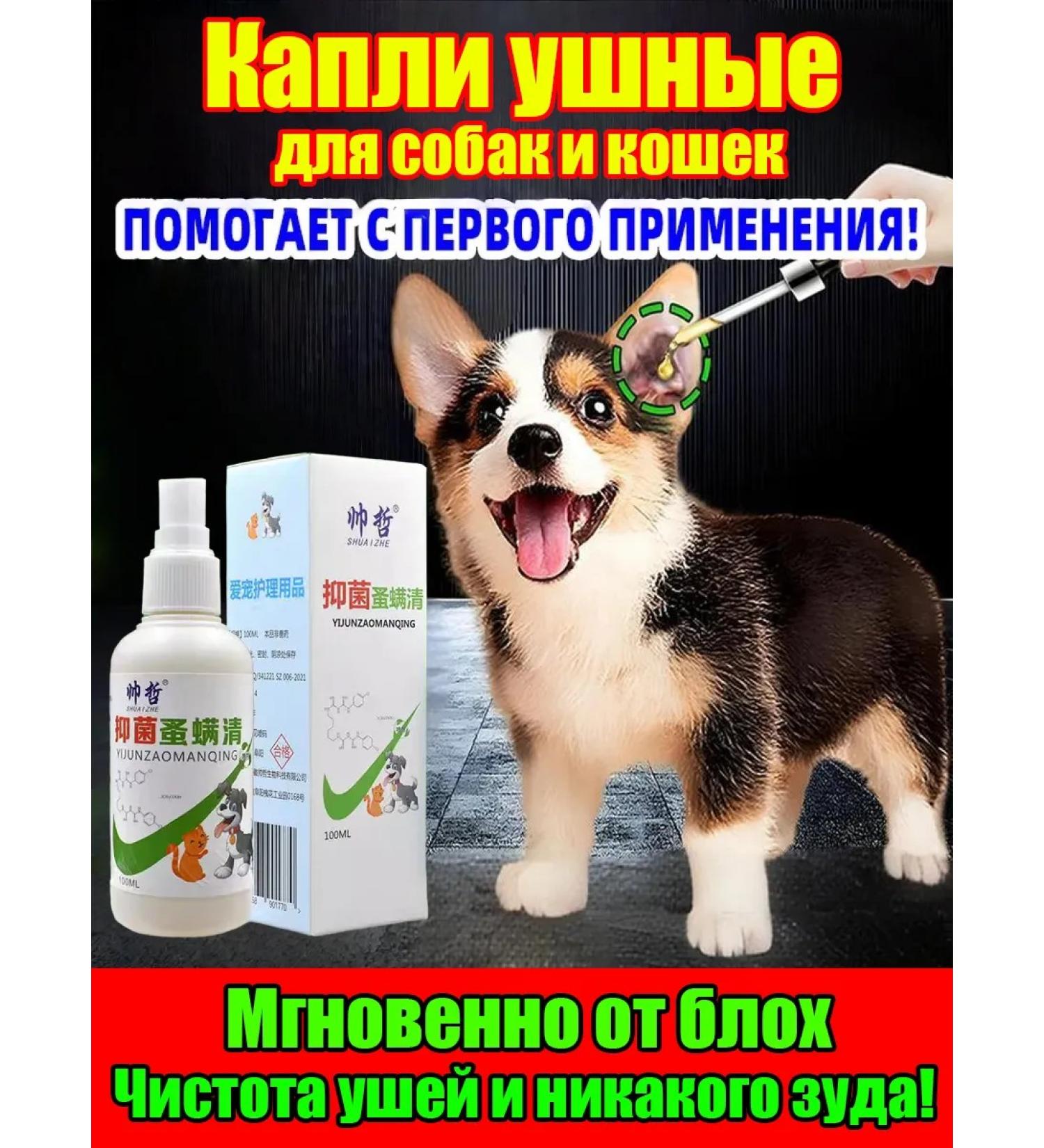 Ear drops for dogs and cats 200ml - Buy Online on GoSupps.com