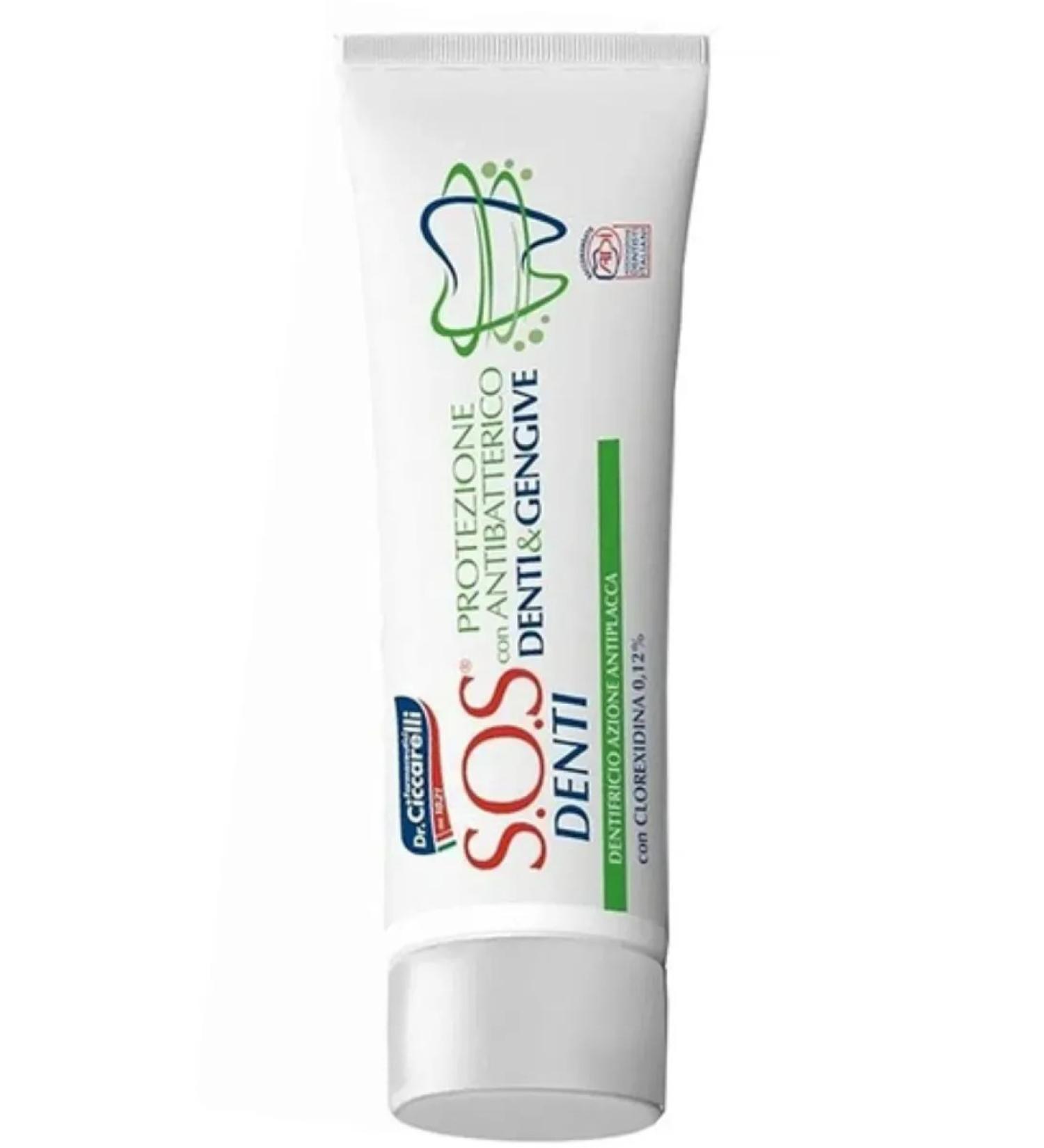 SOS DENTI - Antibacterial Toothpaste for the Protection of Teeth and Gums 75 ml