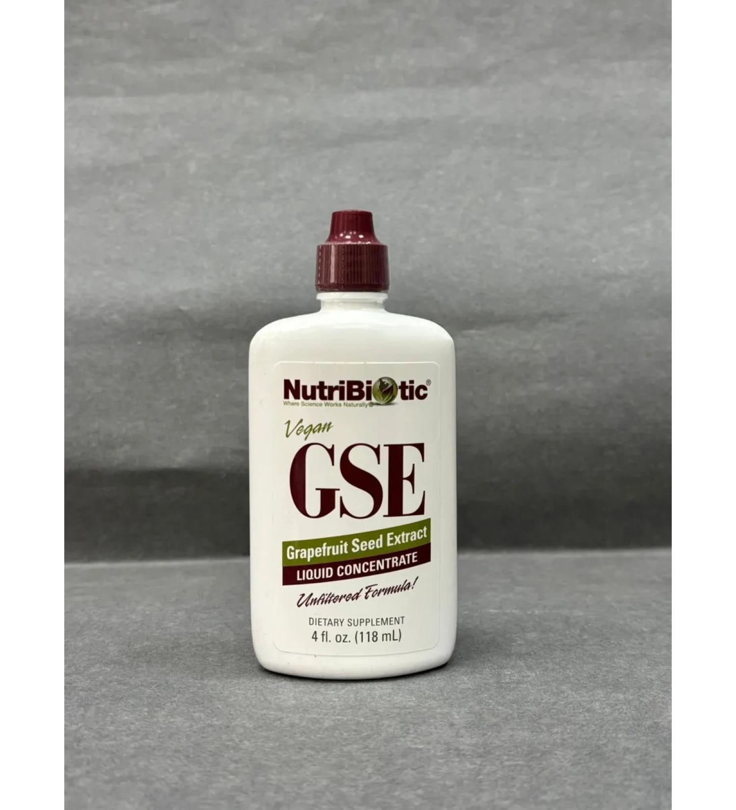 NutriBiotic GSE liquid concentrate with grapefruit seed extract 118 ml