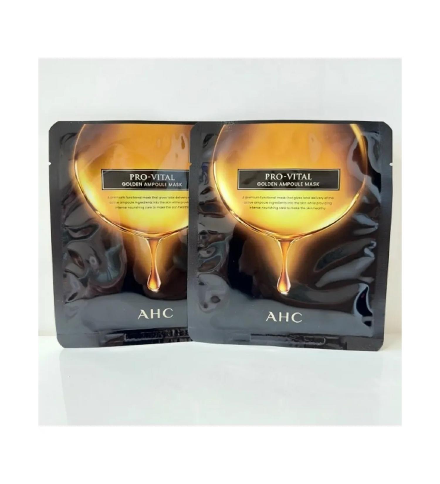 AHC Facial mask (2pcs) Pro-Vital Golden Ampoule Mask Micro - Buy Online on GoSupps.com