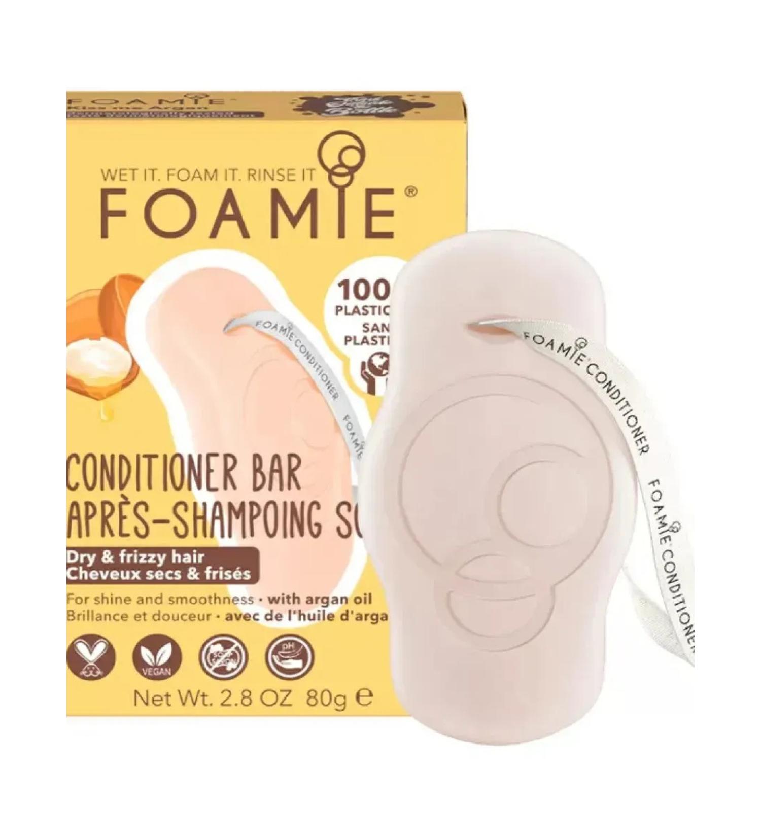 Mivis Foamie Kiss Me Argan Conditioner Bar solid air conditioning 80 grams