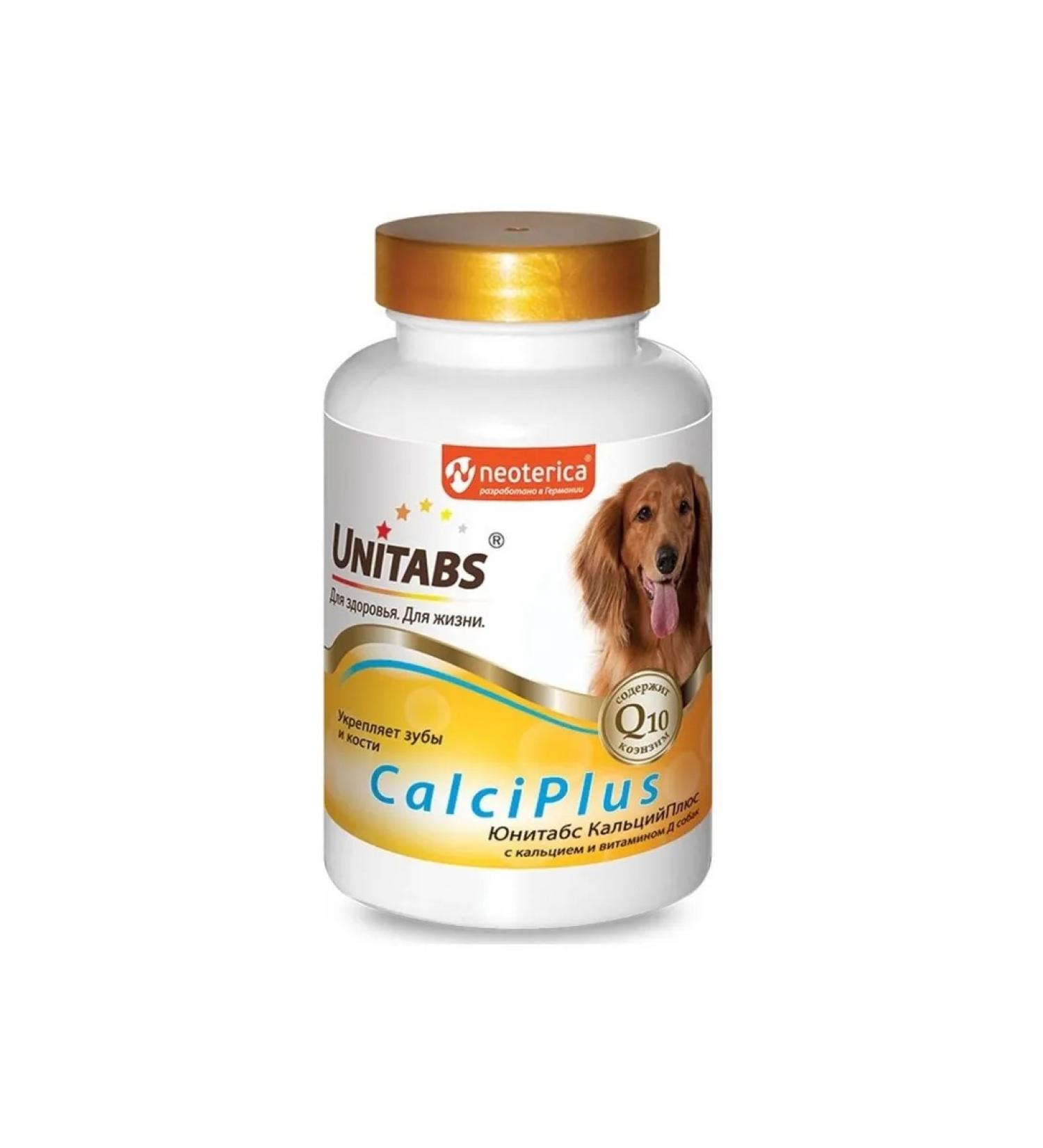 UNITABS Calciplus vitamin complex for dogs 100 tab