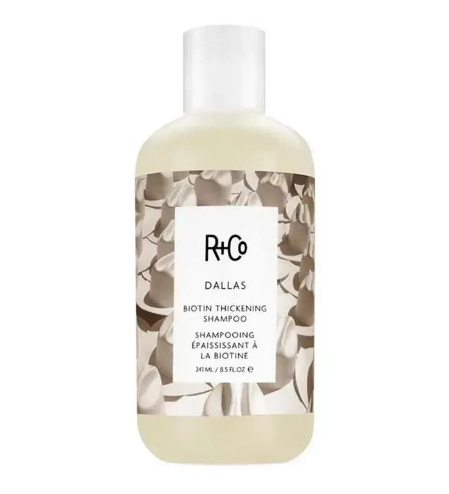 Mivis R+Co Dallas Biotin Thicker Shampoo Shampoo for a volume of 251ml