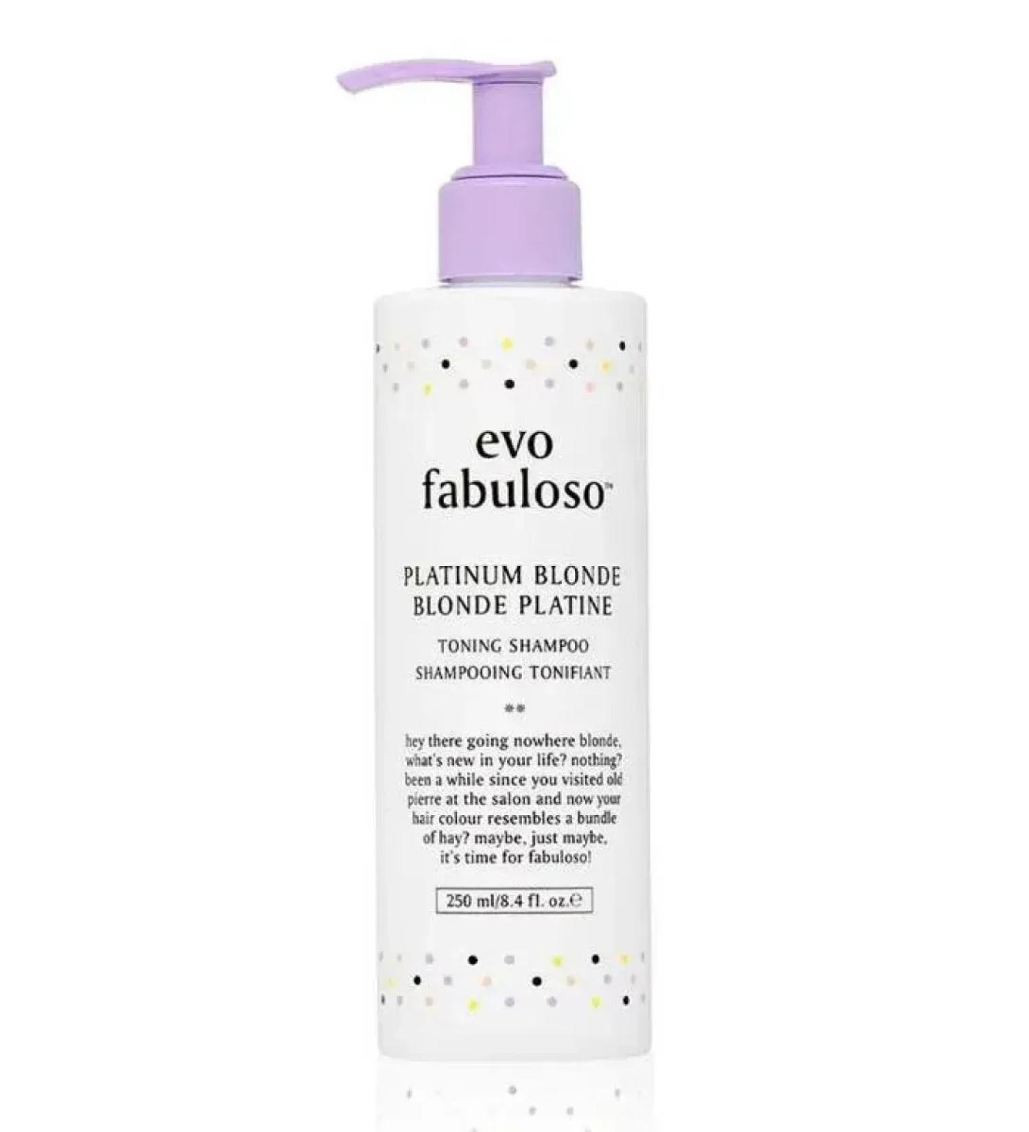 Mivis Fabuloso Platinum Blonde Toning Shampoo intensive then 250ml