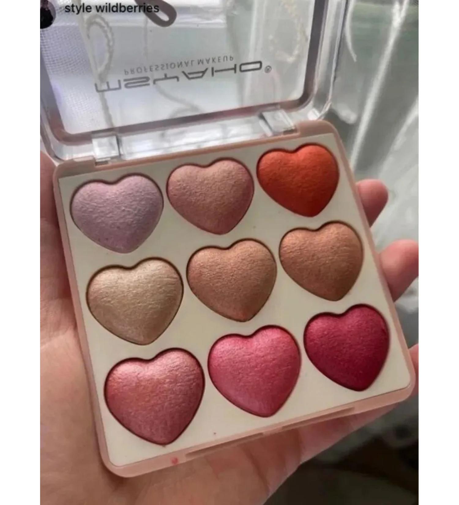 Bilioner Palette Highlighter for the eyelids baked mother -of -pearl - Buy Online on GoSupps.com