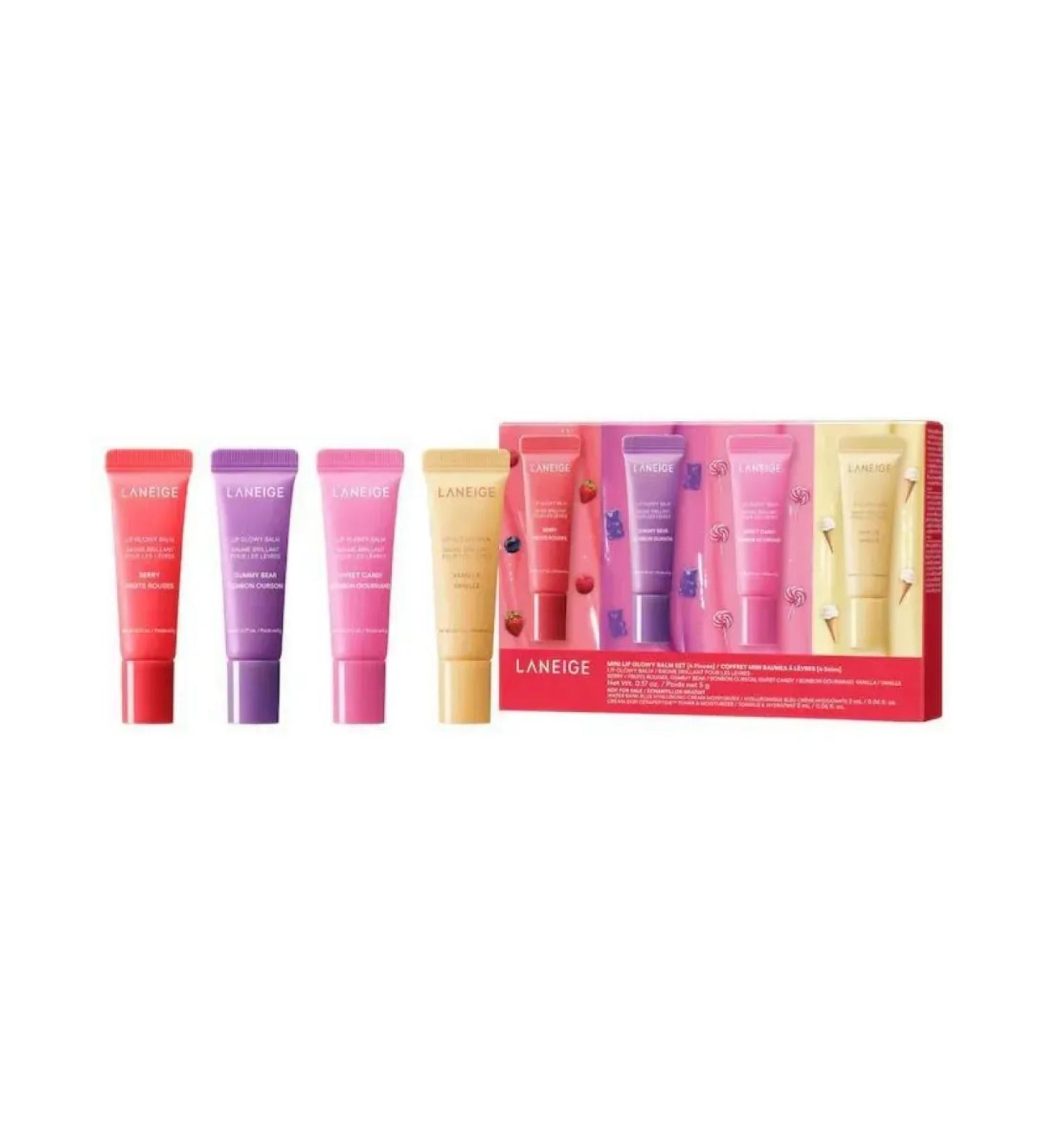 Laneige Mini Lip Glowy Set lipstone set - Buy Online on GoSupps.com