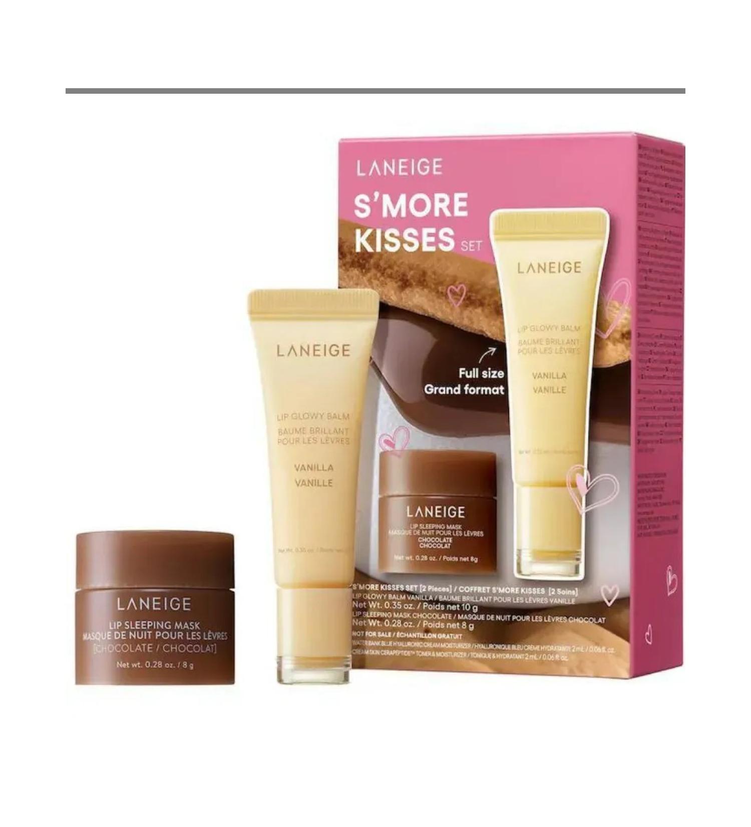 Laneige Set for the lip mask and balm s'more kisses set - Buy Online on GoSupps.com