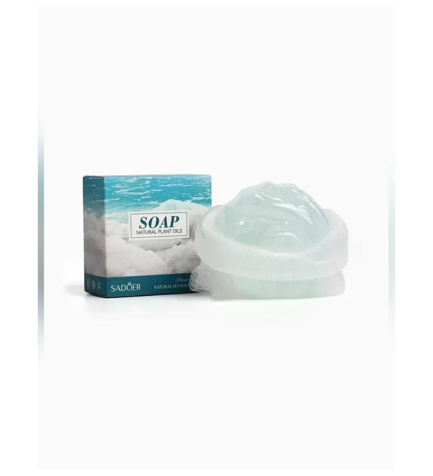 Gentle soap with sea salt for skin care - Buy Online on GoSupps.com