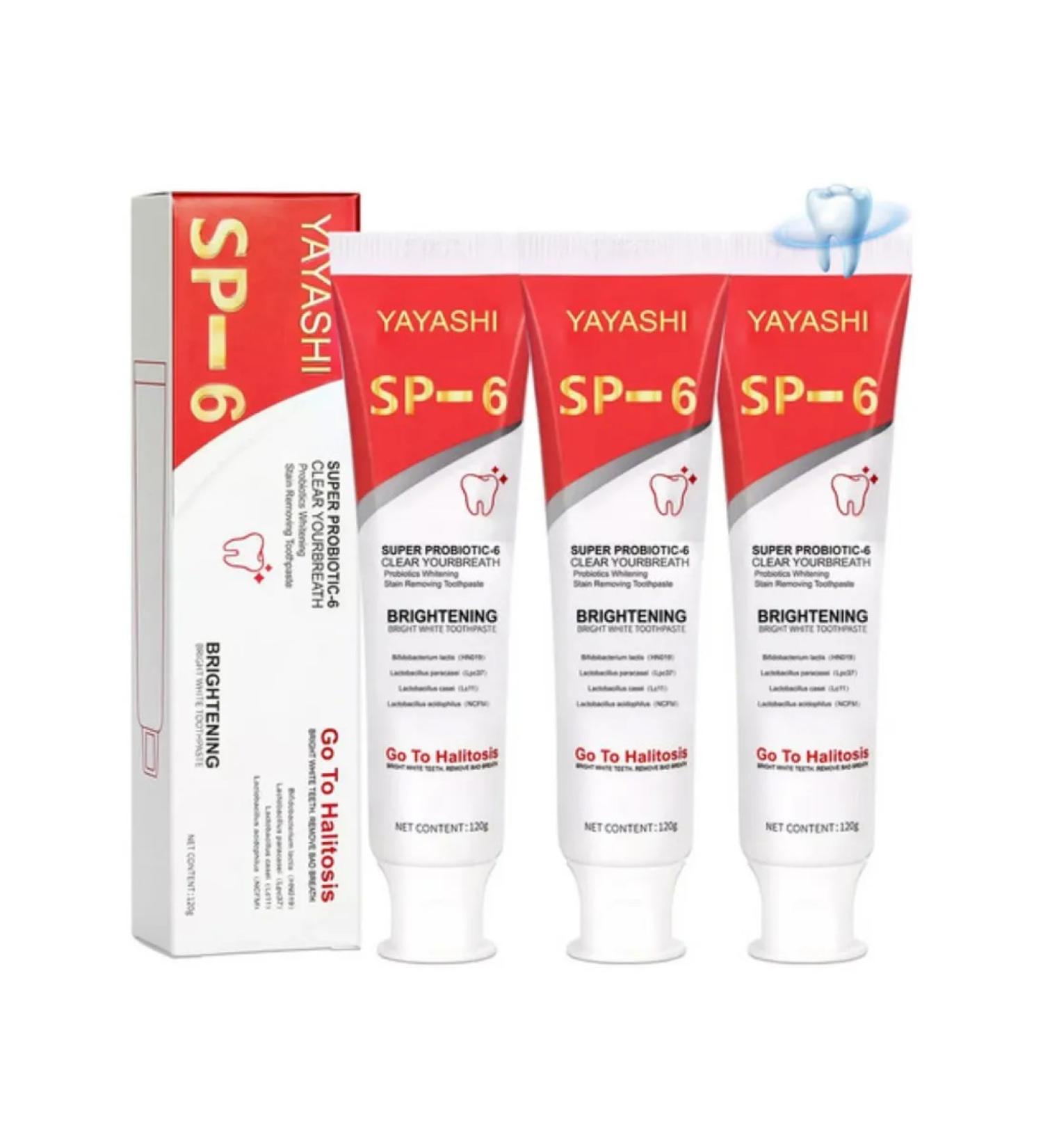 Probiotic pasta for teeth whitening SP-6 3 pcs - Buy Online on GoSupps.com