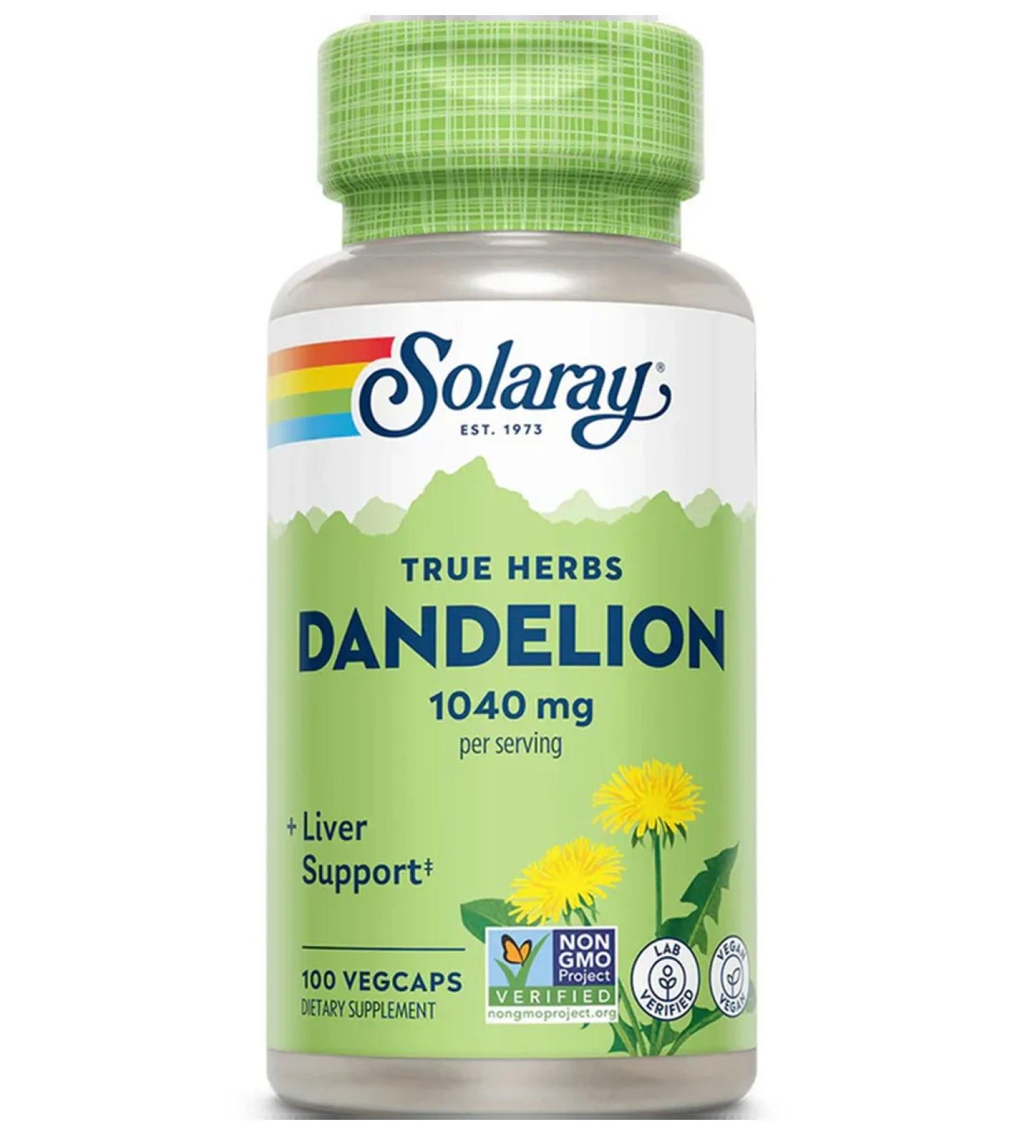 Solaray Dandelion Root dandelion root 520 mg 100 capsules