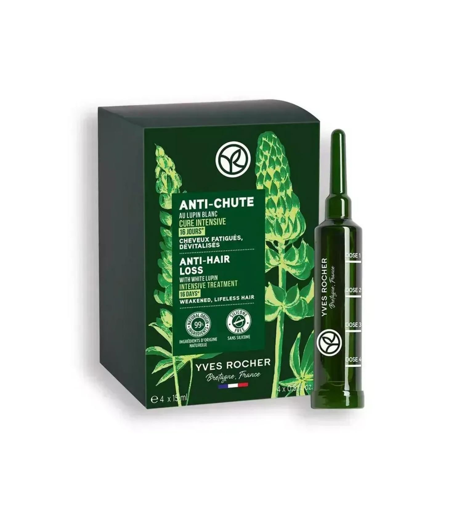 Yves-Rocher Intensive course against hair loss with white lupine