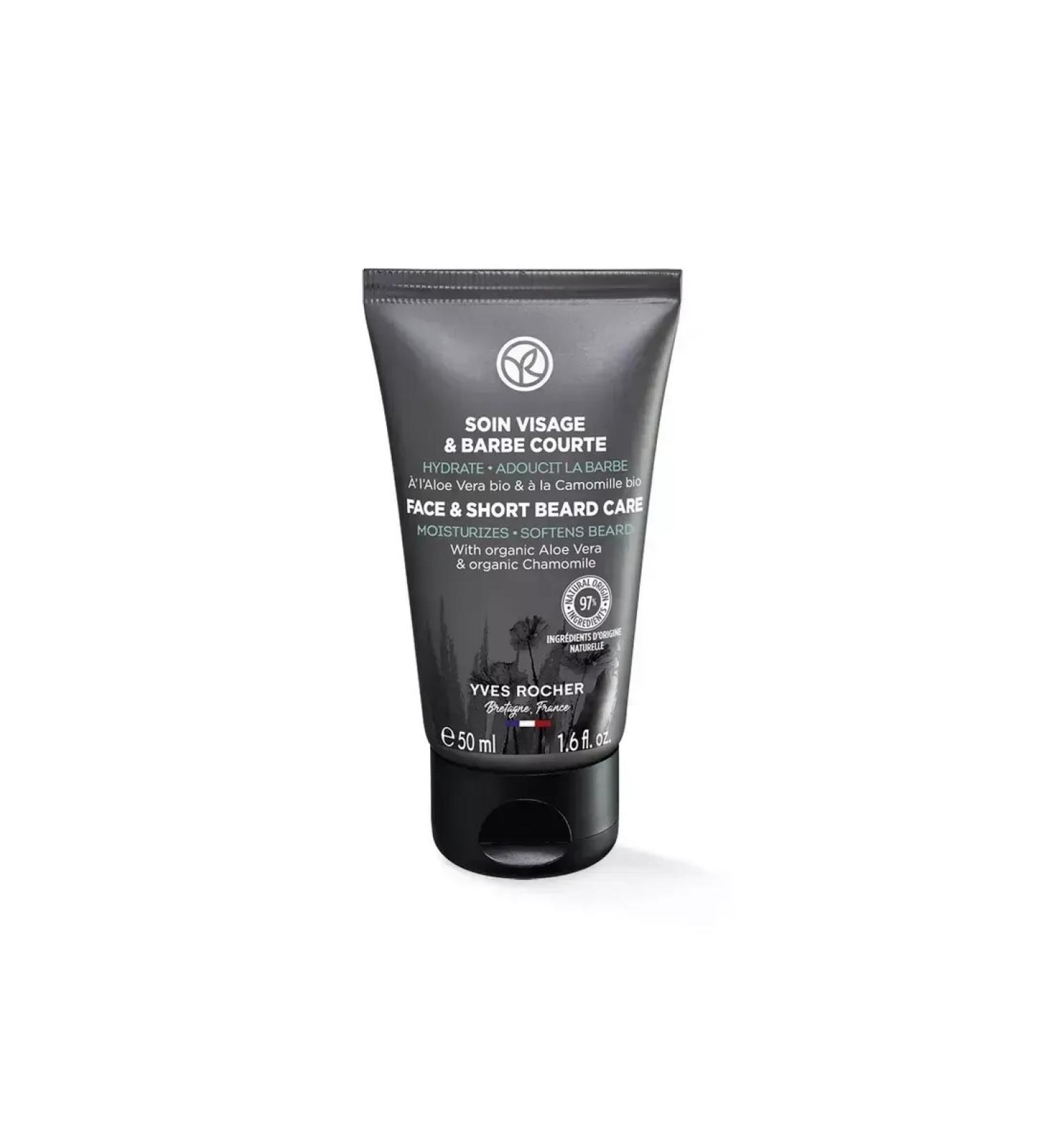 YvesRocher Cream for face and beard gel with aloe and chamomile 50 ml