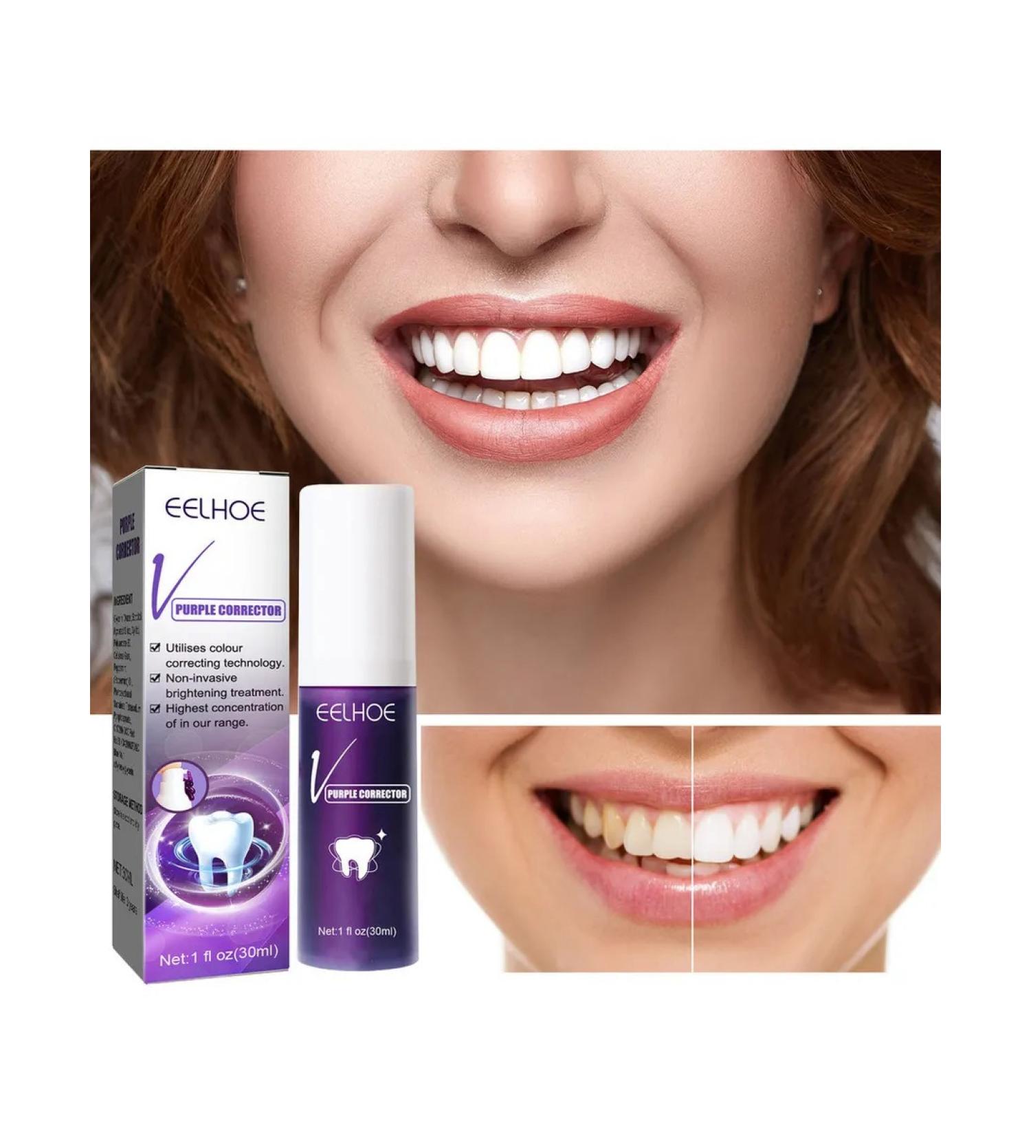 Non -invasive purple bleaching toothpaste - Buy Online on GoSupps.com