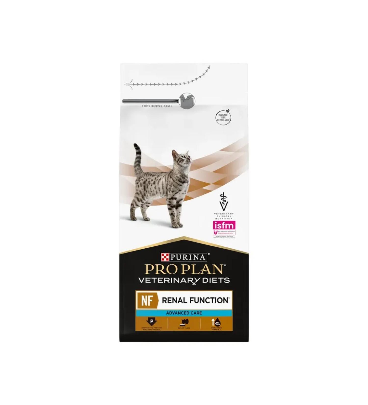 Pro Plan veterinary diets Dry Feed NF Renal Function for adult cats 1.5 kg - Buy Online on GoSupps.com