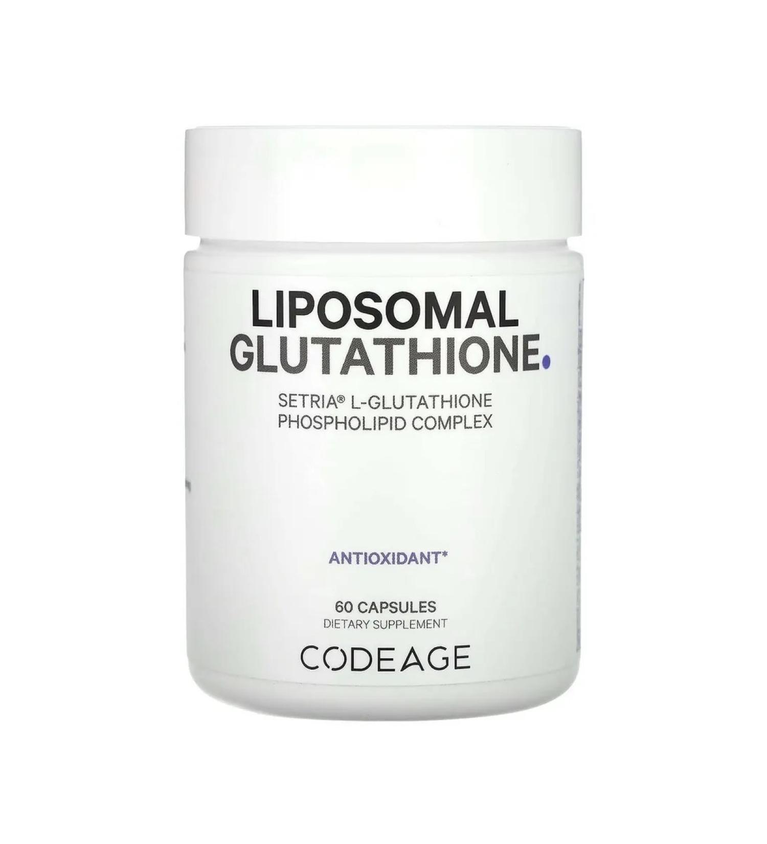 Codeage Liposomal glutathione 60 plant capsules - Buy Online on GoSupps.com