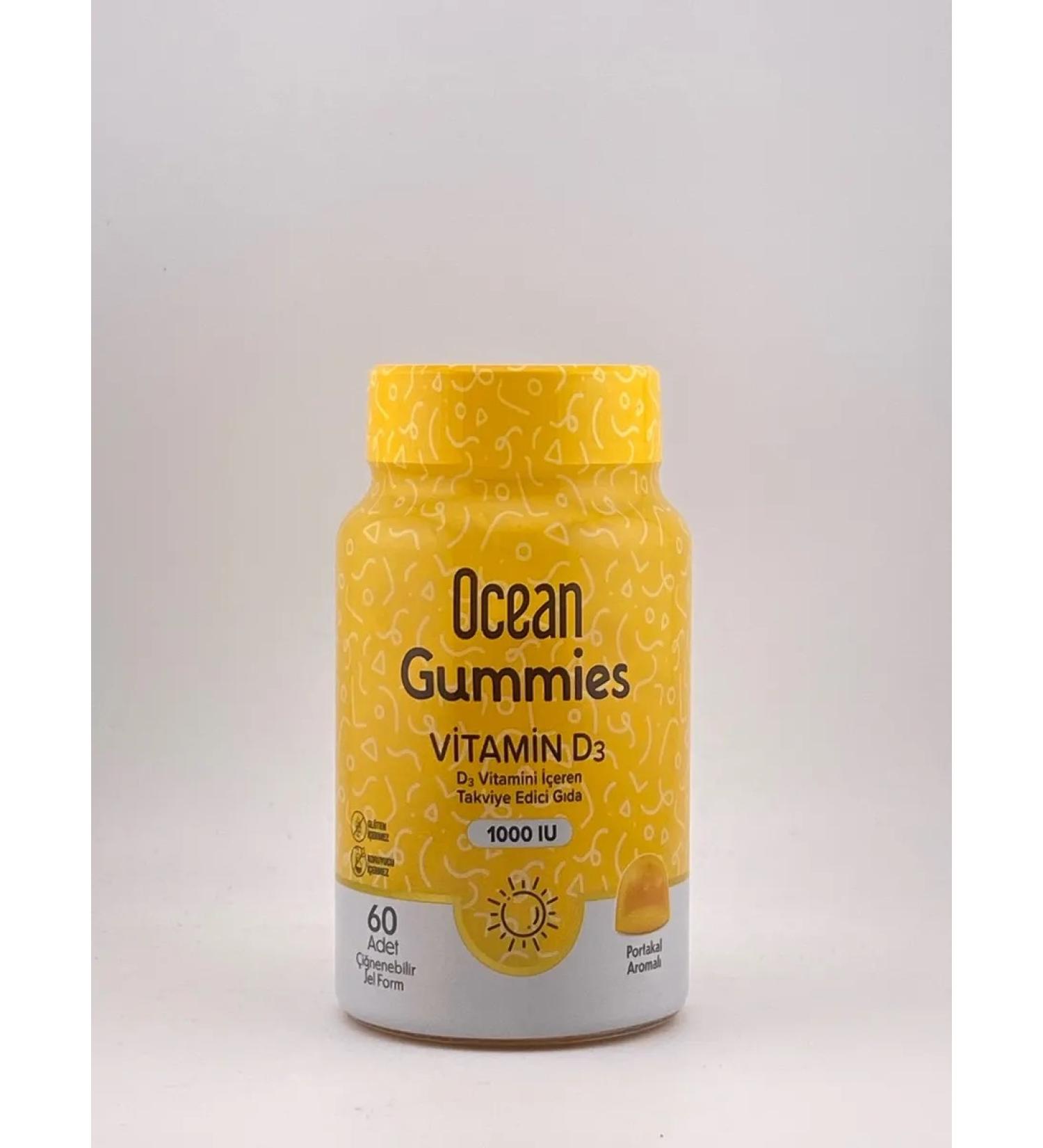 Gairbekstore Chewing vitamins for immunity and bones 60 pieces