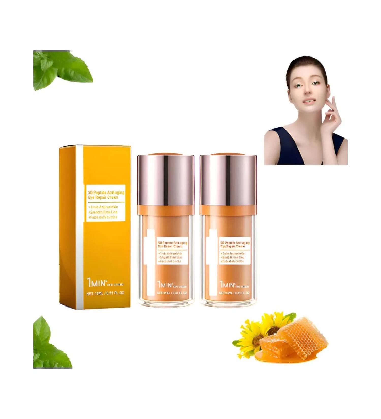 Skin care cream around the eyes with 5D peptides - Buy Online on GoSupps.com