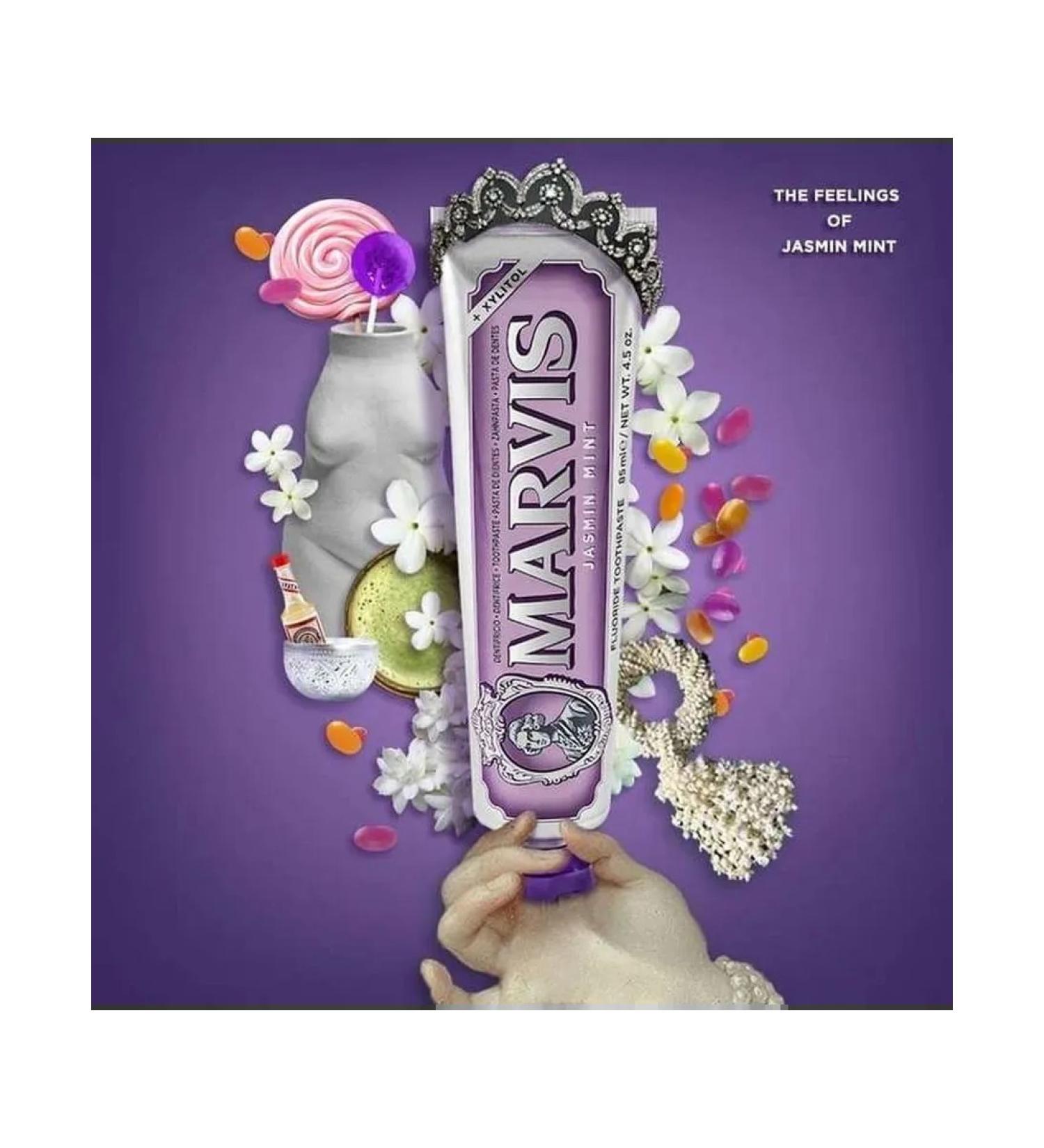 Marvis Jasmin Mint toothpaste jasmine and mint 85 ml - Buy Online on GoSupps.com