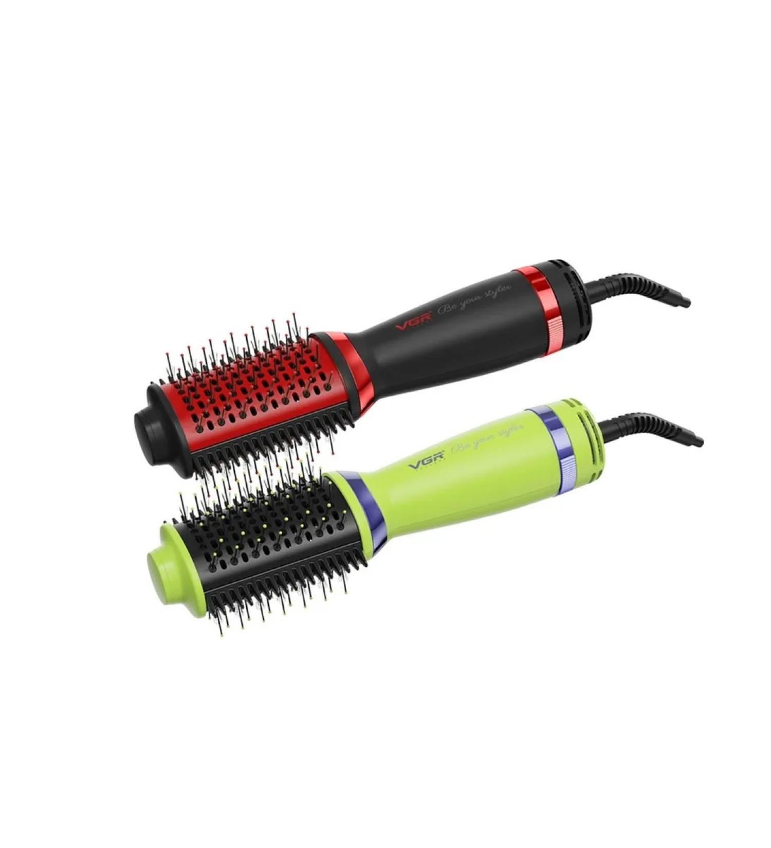 Stylish Green Comb-Brush for Hair Laying