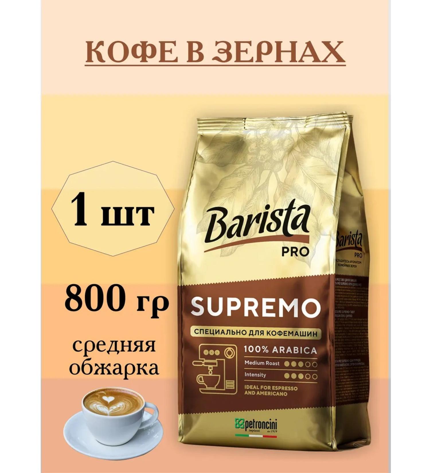 Barista Pro Supremo 800 grams coffee