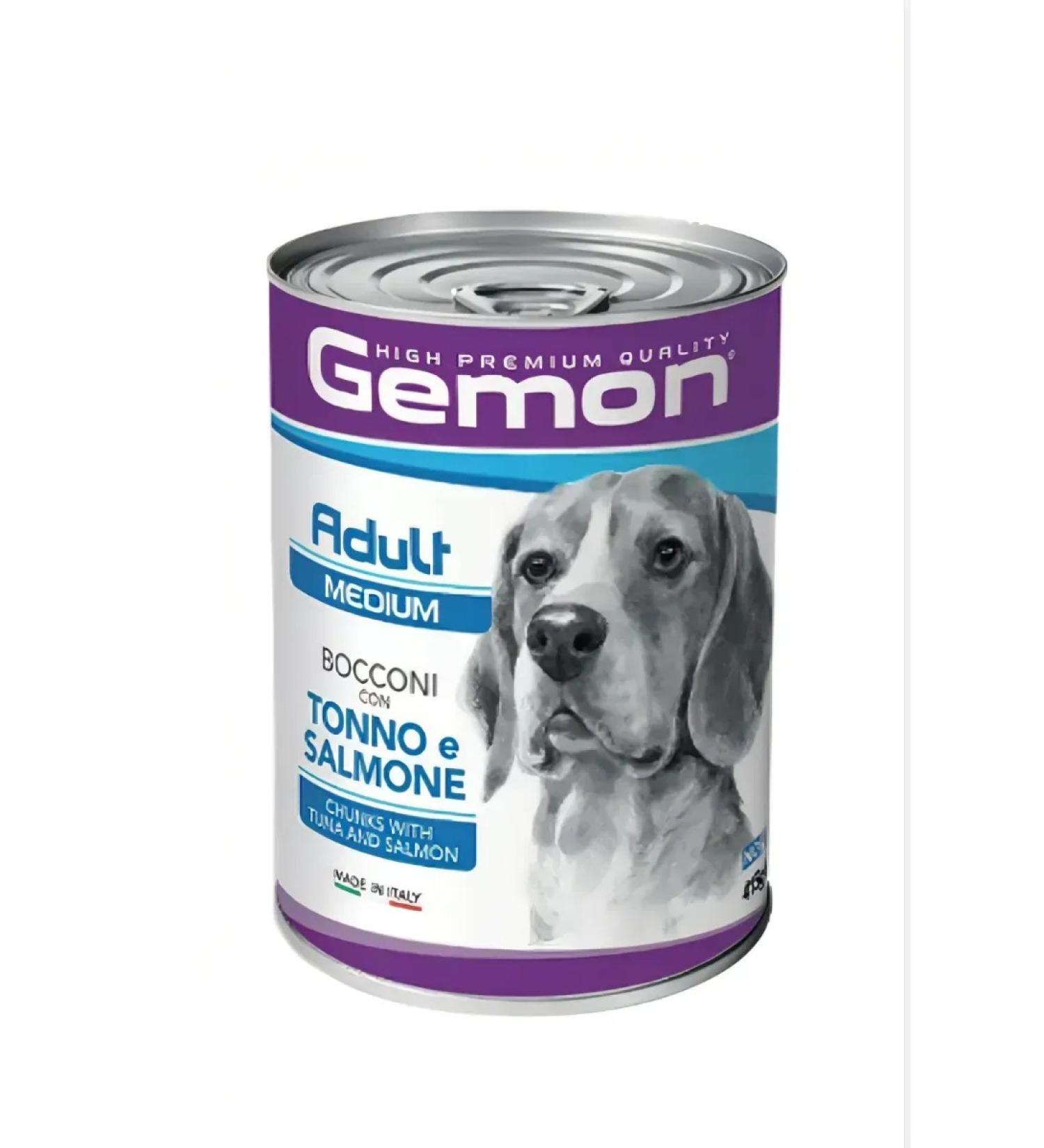 Paste for dogs with tuna and salmon 415g x 12 pcs