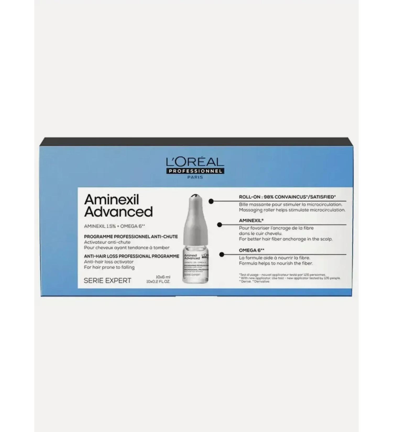 L'Oreal Professionnel Hair concentrate Aminexil Advanced from falling out 10*6ml