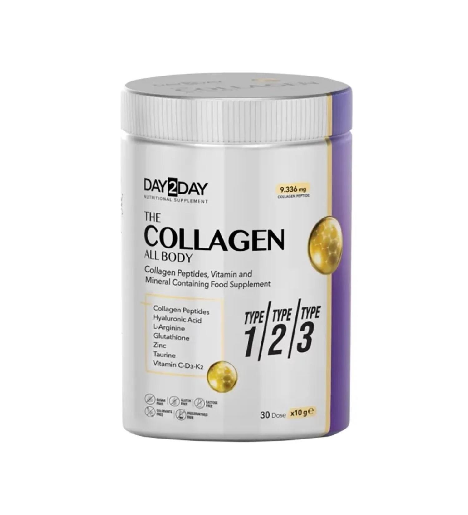 Orzax Day2Day collagen peptide powder with vanilla taste