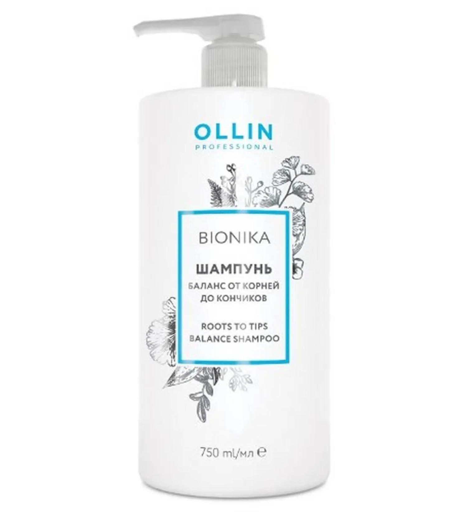 Technology LLC Ollin bionika shampoo Balance from roots to tips 750 ml