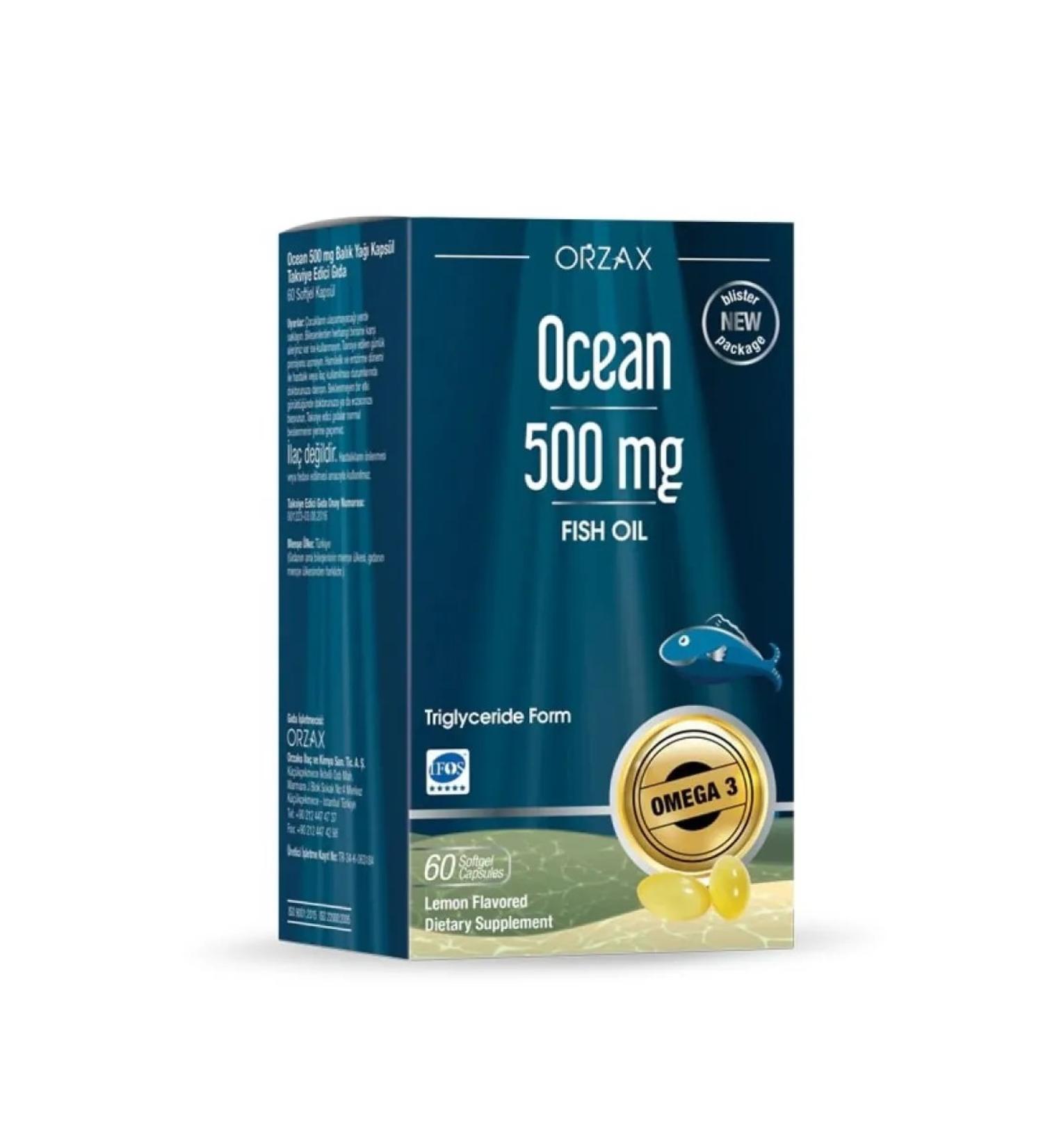 ORZAX Omega 3 Omega 3 Fisheries for weight loss vitamin E