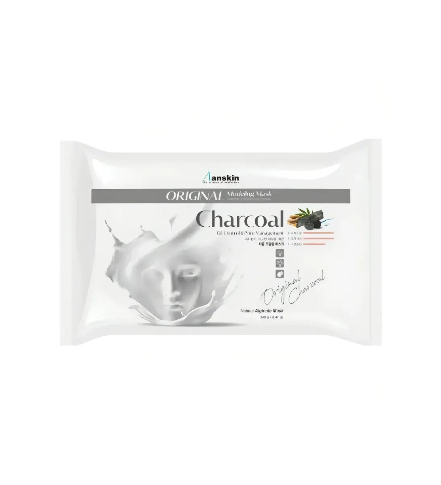ANSKIN Alginate mask for oily skin Charcoal 240 g
