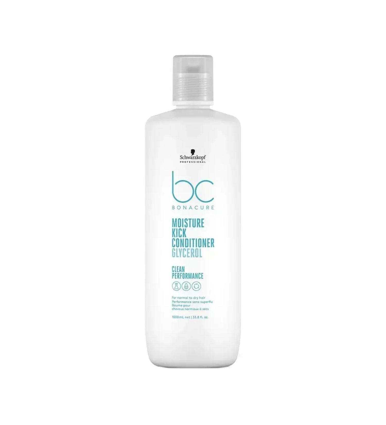 Schwarzkopf Professional Bonacure Glycerol Moisture Kick Moisturizing Conditioner for Dry Hair 1000 ml