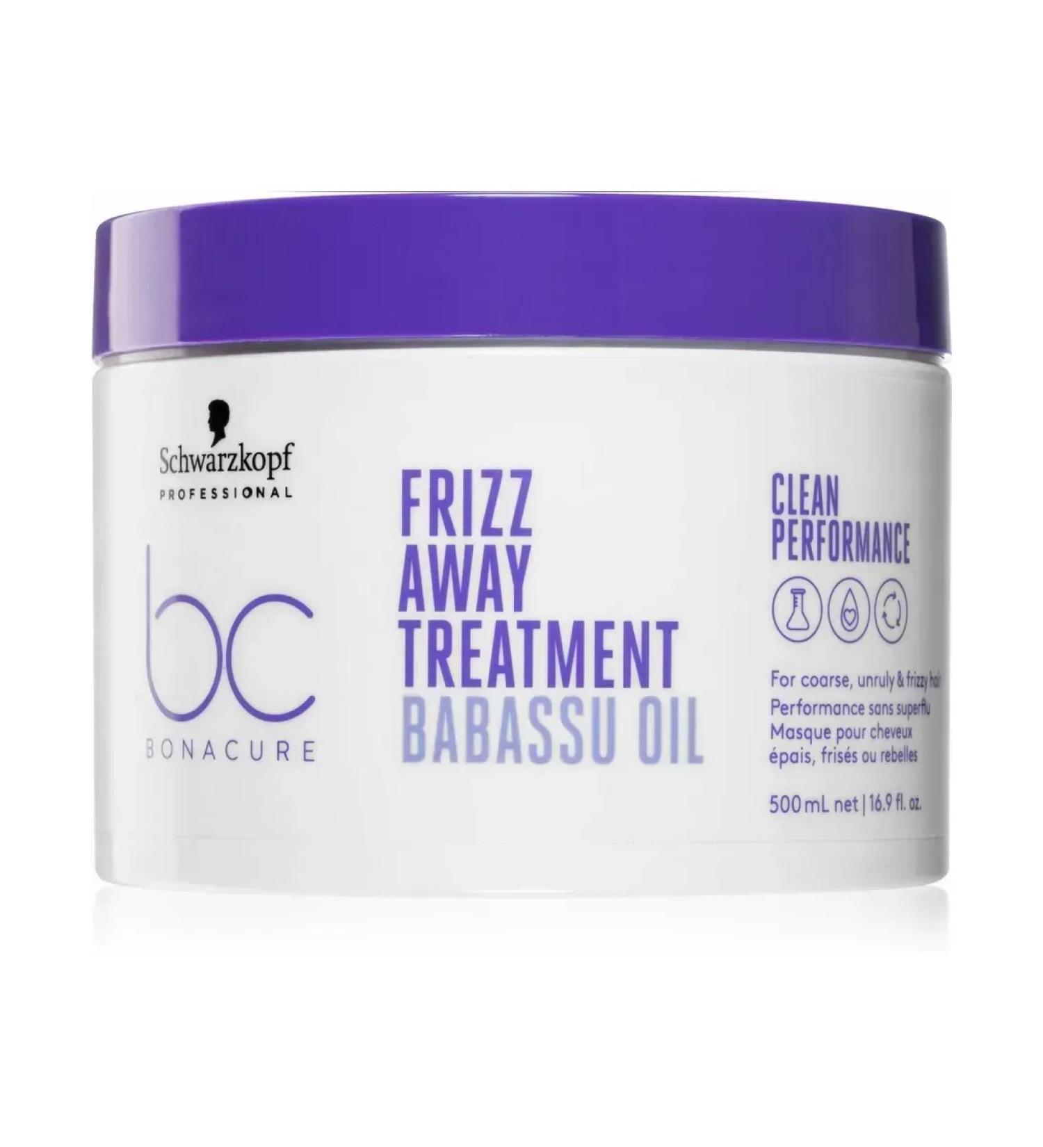 Schwarzkopf Professional Bonacure Frizz Away Treatment for coarse frizzy and unruly hair 500 ml