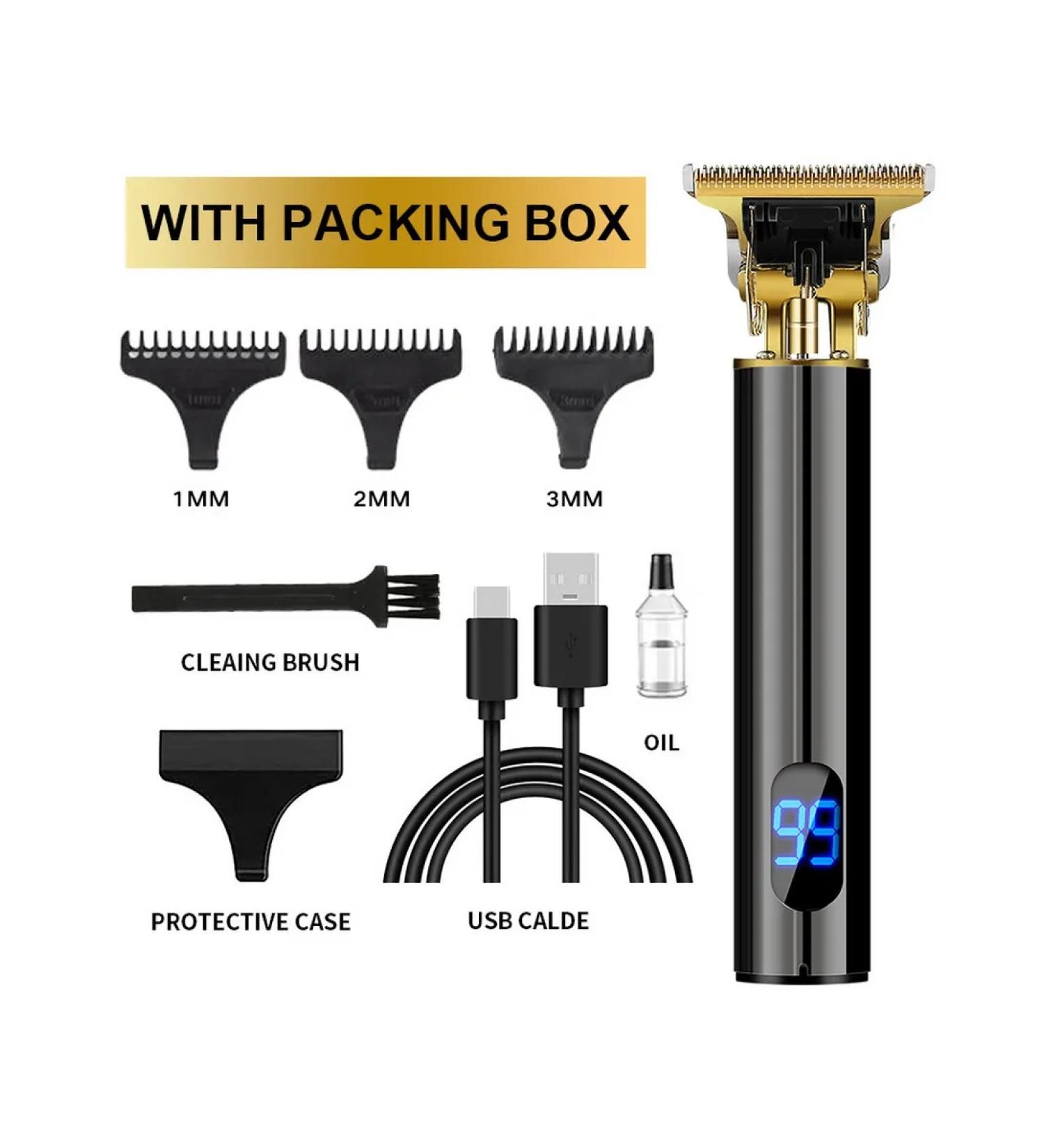 German razor-black LCD display haircut+shaving - Buy Online on GoSupps.com
